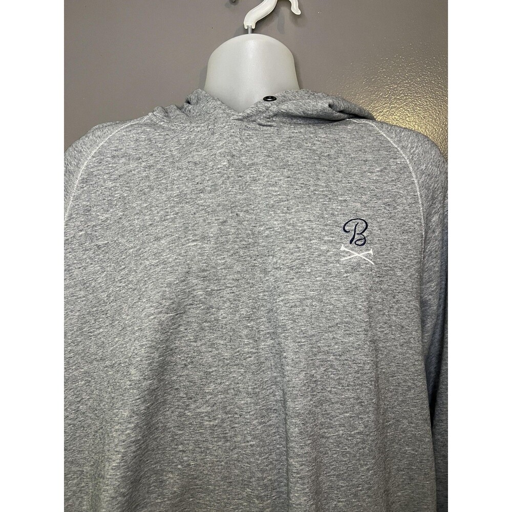 Barstool Sports Hoodie Mens 2XL Gray Golf Graphic Lined Hood Pullover Sweatshirt
